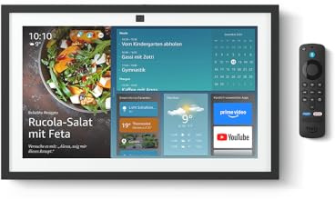 Zertifiziert und generalüberholt Amazon Echo Show 15 | 15,6-Zoll-Smart-Display in Full HD, mit integriertem Fire TV und Alexa-Sprachfernbedienung