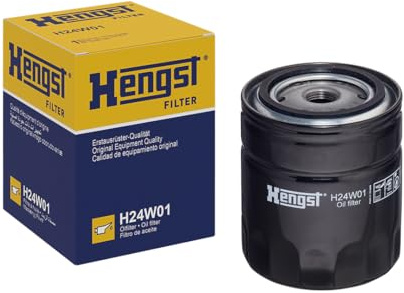 HENGST - Ölfilter H24W01 - Öl-Anschraubfilter für KFZ | Hochwertiger Motorölfilter für KFZ mit Otto- oder Dieselmotor - Robuster Ölfilter mit hoher Schmutzaufnahmefähigkeit