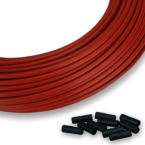 Fahrrad Schaltzughülle ⌀ 5 mm, 4 Meter, gerollt, farbig, Farben zur Auswahl, Schaltzughülle 5 mm Schaltaußenhülle Außenhülle Schaltzug Bowdenzug