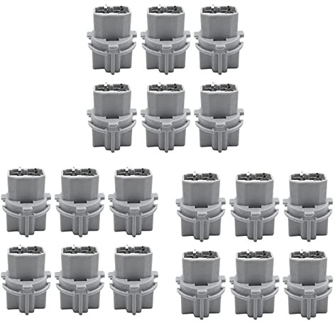 Niniang 12-teiliges Auto T20 Bremslicht Rücklicht Halterung Fassung für Accord T20W 33515-S50-003