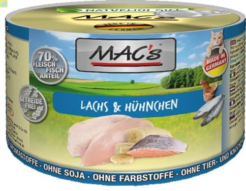 6 x MACs Cat Lachs & Hühnchen 200g