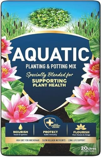 Indigo® Garden Aquatic Plant Compost – 20L Peat-Free Potting Mix for Pond & Water Plants