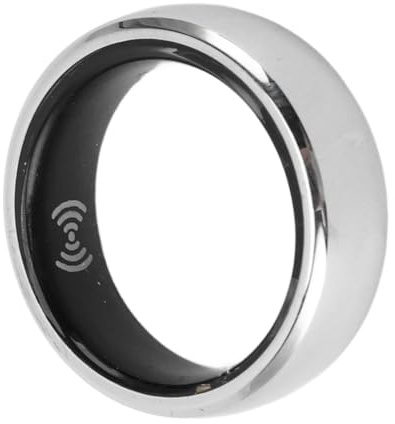 Smart Ring Health Tracker, wasserdichte Bluetooth-Fitness-Tracker-Ringe für Männer und Frauen mit Ladehülle, Schlafüberwachung, Schrittzählung, (Größe 22 (US 12 für Finger 75 mm