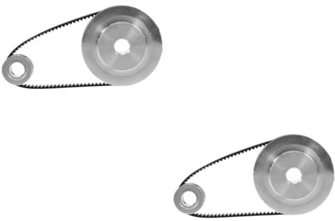 iplusmile 2stücke Synchronous Wheel Idler Pulley Reduction Tensioner Drucker Modell Innenbohrung Hohe Übertragungseffizienz Für Modellmaschinen Und -projekte