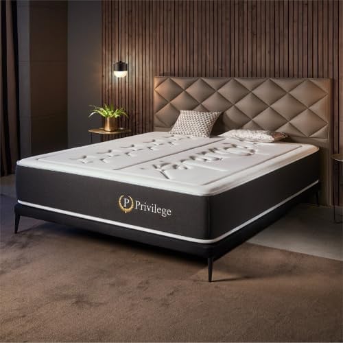 Naturalex - Premium Privilege - Colchón 150x190 cm Viscoelástico - 30 cm | Espuma Viscoelástica AeraPur HQ & Blue Látex - 7 Zonas de Confort, Óptima Ventilación, Adaptable - Certificado Oeko-Tex