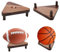 2 Stück Ballständer Holz,Standfester Ballhalter,Ball Halterung Stehend,Basketball Halter Display Ständer,Ball Ständer für Basketball,Nfl Football,Wilson Volleyball,Fußball,Gymnastikball,Rugby