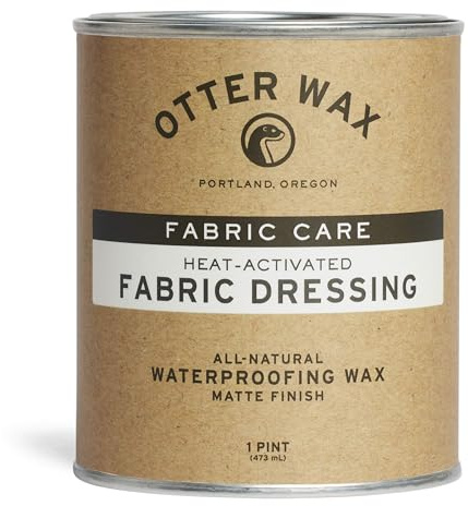 Otter Wax Wärmeaktivierter Stoffverband, 300 ml, natürliches Segeltuch, wasserabweisend, hergestellt in den USA, neutral, 1 Pint