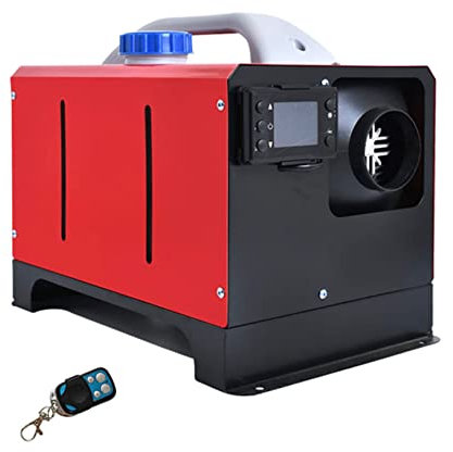 AEJBD Chauffage Diesel Portable 8 KW 12 V/24 V Kit de Chauffage de stationnement Diesel Tout-en-Un pour Camping-Cars, Atelier, Camion, Bateau, SUV, Garage avec Moniteur LCD + télécommande, 24 V