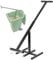 TIEXITOR Compacteur manuel pour poubelles et poubelle de recyclage, compacteur de poubelles à roulettes 120 L-660 L pour maison, cuisine, restaurant