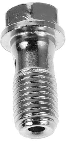 BUGUUYO Bremssattel-Entlüftungsschraube -Hauptbremszylinderteil Entlüftungsschraube Kraftstoffschraube Gummiabdeckung Metall