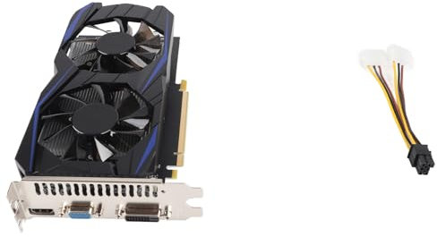 Masyrt Gaming Graphics Card, GTX550Ti 6GB 192BIT GDDR5 Fan Graphics Card with High Definition Multimedia Interface, VGA, DVI Support for DirectX 11 API. (GTX550Ti 6GB)