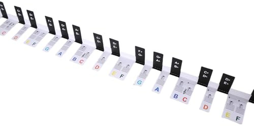 Piano Keyboard Stickers Electronic Piano Keyboard Note Stickers Removable Note Labels For Beginners Learning Piano