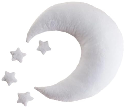 Lpitoy Baby Moon Star Pillow Newborn Posing Pillow Newborn Photography Prop Newborn Photography Posing Pillows Newborn Photography Props Set