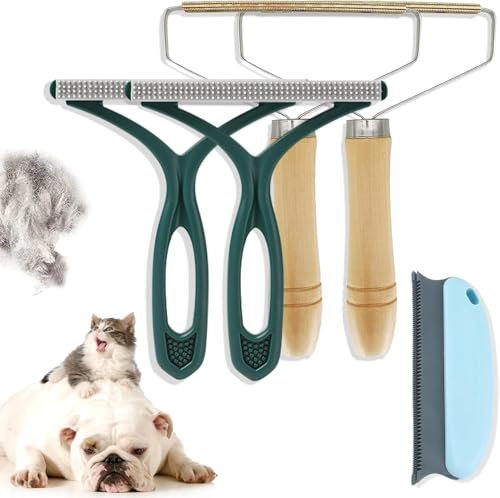 Pet Hair Remover, Portable Dog Cat Hair Remover, Lint Remover, Reusable Pet Hair Removal Tool, Lint Shaver Cleaner Pro, Carpet Scraper for Couch Furniture, Blanket, Clothing, Carpet, Rugs