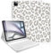 TopPerfekt Keyboard Case for iPad Air 13-inch (M3 2025 / M2 2024) with 2 Pack 9H Hardness Tempered Glass Screen Protector, Pencil Holder - Grey Leopard