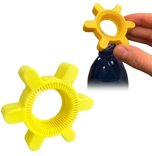 3 Stück Flaschenöffner für Senioren, Ergonomisches Deckelöffner, Manuell Flaschen öffner, Schraubdeckelöffner, Drehverschlussöffner Hilfe Schwache Hände Arthritis (3)