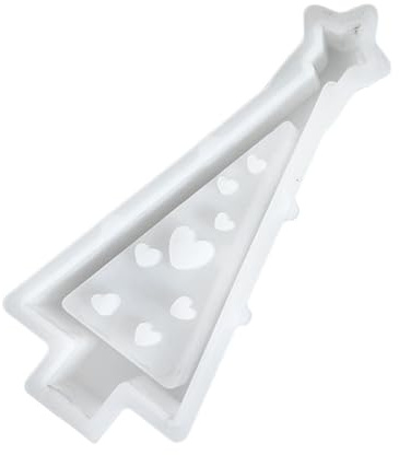 Kreatives Formen-Set, flexible Silikonformen für Bilderrahmen, Weihnachtsbäume, Heimdekoration, Bastel-Bilderrahmen