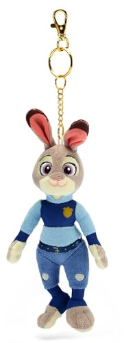 Disney Store Japan Official Porte-clés Petite Peluche Judy Hopps, Zootopie, Peluche Lapin en Uniforme de Police, 18 cm