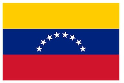 Drapeau du Pays 90 x 150 cm, grand drapeau avec passant pour mât et cordons de fixation, léger, pour le sport, le football, les bâtiments (Venezuela-1 unité)