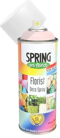 Floral Colour Spray Paint for Fresh and Silk Flowers – 400ml – Professional Floristry Finishing Spray – Available in 50+ Shades (True Pink)