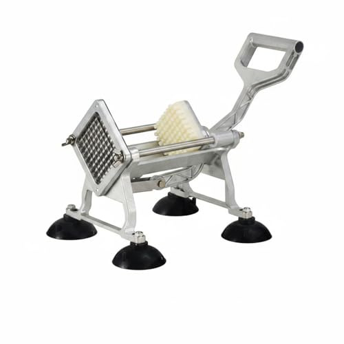 Fxzqgnh Taglia Patate a Bastoncini Multifunzione Affettaverdure a Leva Taglio Rapido Tagliaverdure Manuale, Con Ventose