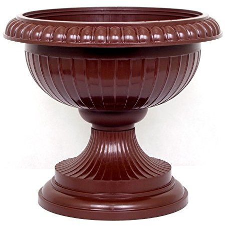 POKM Toolsmarket GmbH Pflanzkübel Blumenspindel Pflanzschale Euro ∅41cm Braun