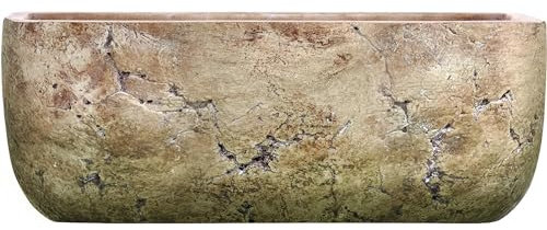 Classic Home and Garden Dakota Trough, Earth Moss, cement, L