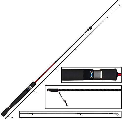 FTM Unisex – Erwachsene 10C3300550C10 Spoon XP 11 1,80m 1-5g-Spinnrute zum Spinnfischen mit Forellenblinkern, Forellenrute, Spoonrute, Ultra Light Rute, Angelrute, Bunt, Normal