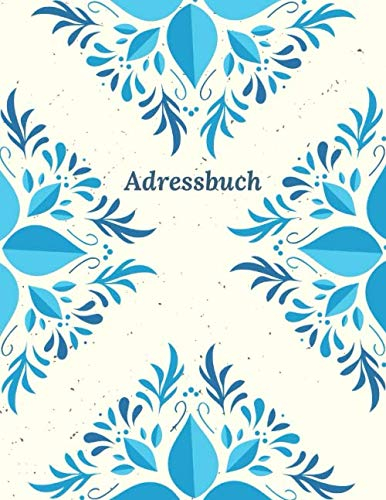 Adressbuch: Telefonbuch für Senioren Großformat