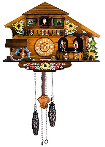 Kintrot Cuckoo Clock Pendulum Quartz Wall Clock Black Forest House Home Decor