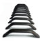 10 Units Bow Shaped Cabinet Handles Kitchen Cupboard Drawer Door Bathroom Furniture Pulls, 192mm Hole Centers / 210mm Long, Sandblasting Process (Matte Black)