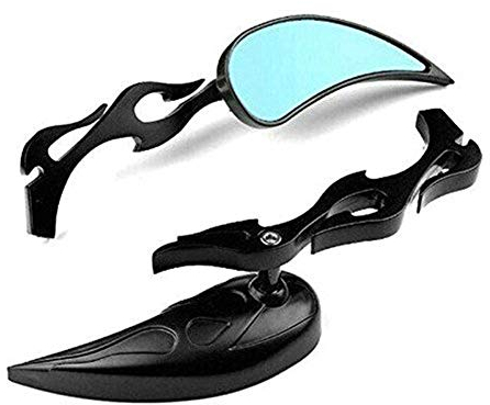WPCASE Motorrad Spiegel Roller Spiegel Spiegel Motorrad Lenkerendenspiegel Motorrad Lenkerendenspiegel Mofa Spiegel Motorradspiegel Spiegel FüR Roller Moped Spiegel Lenkerspiege