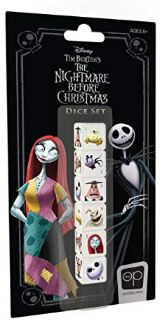 Nightmare Before Christmas Dice Set | Officially Licensed 6-Sided Dice
