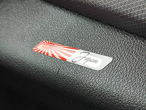 3D Gel Silikon Japan Flagge Abzeichen Auto Panel Karosserie Selbstklebend Emblem Aufkleber Fahrzeug Auto Tuning Emblem