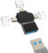 USB OTG Adapter 3in1 USB-A 3.0 Female to Type C Micro Lightning Male Compatible with Apple for iPhone15 for iPad Pro Air 14 13 12 Android Accessories for Camera Card Reader Mouse Keyboard Flash Drive