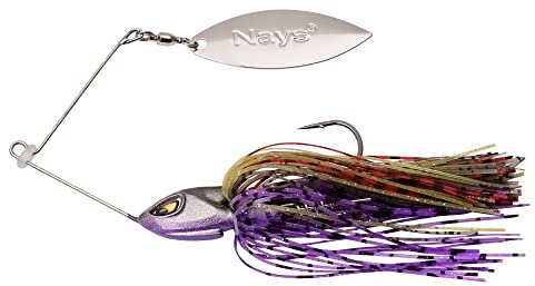 Nays MZ RNNR Size M 14g Spinnerbait Hardbait Blechköder Spinner Maze Runner zum Raubfischangeln auf Hecht Zander Barsch (D-04)