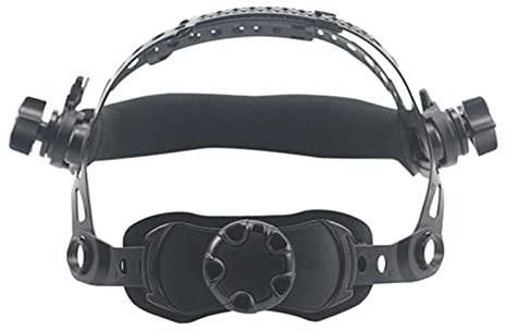 Milageto Schweißhelm-Stirnband mit quadratischem Loch, atmungsaktiver Kopfbügel für Schweißhelme mit automatischer, Ersatzteile, Doppelspitze