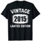 Limitierte Auflage von Vintage und geboren im Jahr 2015 T-Shirt