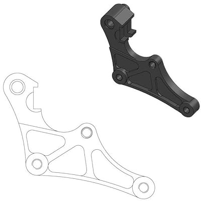 Moto Master Adapter Halterung für Frontscheibe Supermoto Mini 298m