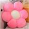 LANFIRE Kissen mit Blumen Bodenkissen Sitzkissen im Innenhof Dekokissen aus Plüsch Sitzkissen (50CM, Rosa)