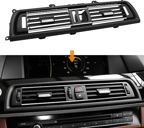 Altsbaos Frontluftgitter Kompatibel mit bmw 5er F10 F11 Lüftungsgitter Vorne F10 F11 520 523 525 528 530 535 550 2010-2016 Klimaanlage (Model B)