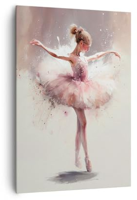 ARTTOR Leinwandbild 70x100 cm Wandbild Menschen Musik - 6174 | Vertikal Groß Wanddekoration Wohnzimmer Schlafzimmer Wandkunst Wanddeko Wand Kunstdruck Küche Wall Decor ARTTOR