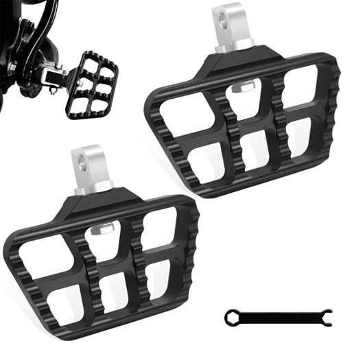 SWESGI Repose-pieds en aluminium pour Harley Davidson, pour passagers et motocyclettes, compatibles avec Touring Dyna Sportster Softail