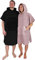 normani Unisex Badeponcho für Erwachsene | Handtuch-Poncho | Umzieh-Hilfe - Strand-Bademantel für Damen undund Herren aus 100% Baumwolle Farbe Rosa Größe 150-173 cm