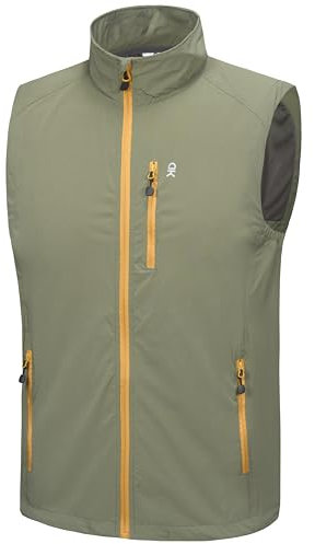 Little Donkey Andy Herren Outdoor Stretch Chill Quick Dry Stand Up Vest Grün L