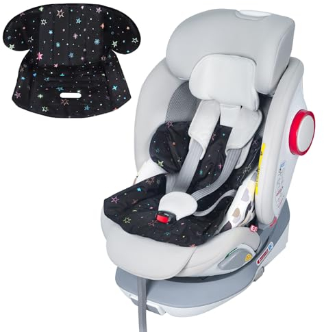 Orzbow Baby Autositz Gel-Kühlmatte, Umkehrbar Autositz Schutz Töpfchen Training Kühlmatte mit EVA, Gel-Kühlmatte für Baby-Autositze und Kinderwagen, Schutz vor Flüssigkeit und Schmutz, Schwarz