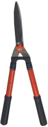 Recalma Teleskop heckenschere 65-85 cm - Hochwertige Gartenschere mit Stahlklingen, Kombi Astschere und Strauchschere, Manuell, Rot/Schwarz