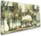 Tapis de souris motif chat mignon vert XXL 90 x 40 cm Style esthétique Kawaii Grand tapis de souris de jeu Base en caoutchouc antidérapant Bords cousus pour la maison et le bureau
