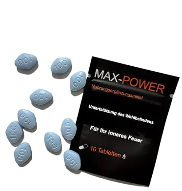 10 Blaue Tabletten, die Originalen, Intense Nahrungsergänzungsmittel für Frauen & Männer, Boost-Tabletten, Libido, intensiv