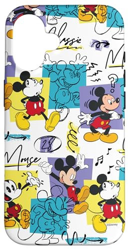 Disney Mickey Mouse Retro Classic Vintage Animation Designs Hülle für iPhone 16